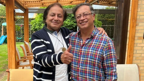 Presidente Gustavo Petro (der) | Juan Fernando Petro | Marzo 2023.