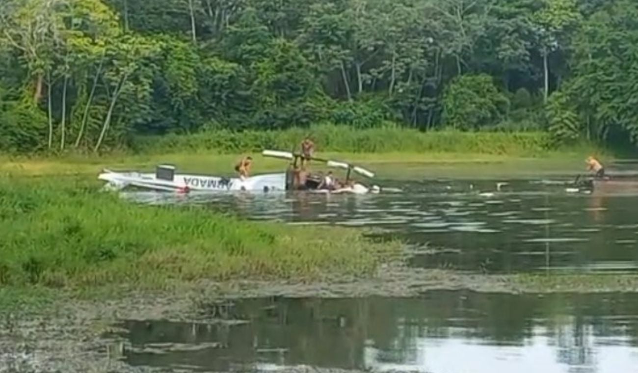 Helicóptero de la armada accidente Bolívar