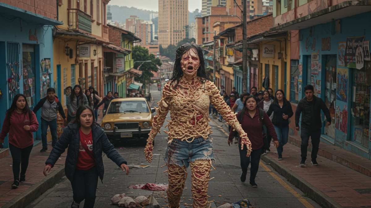 Hongo Cordyceps infectando a una persona