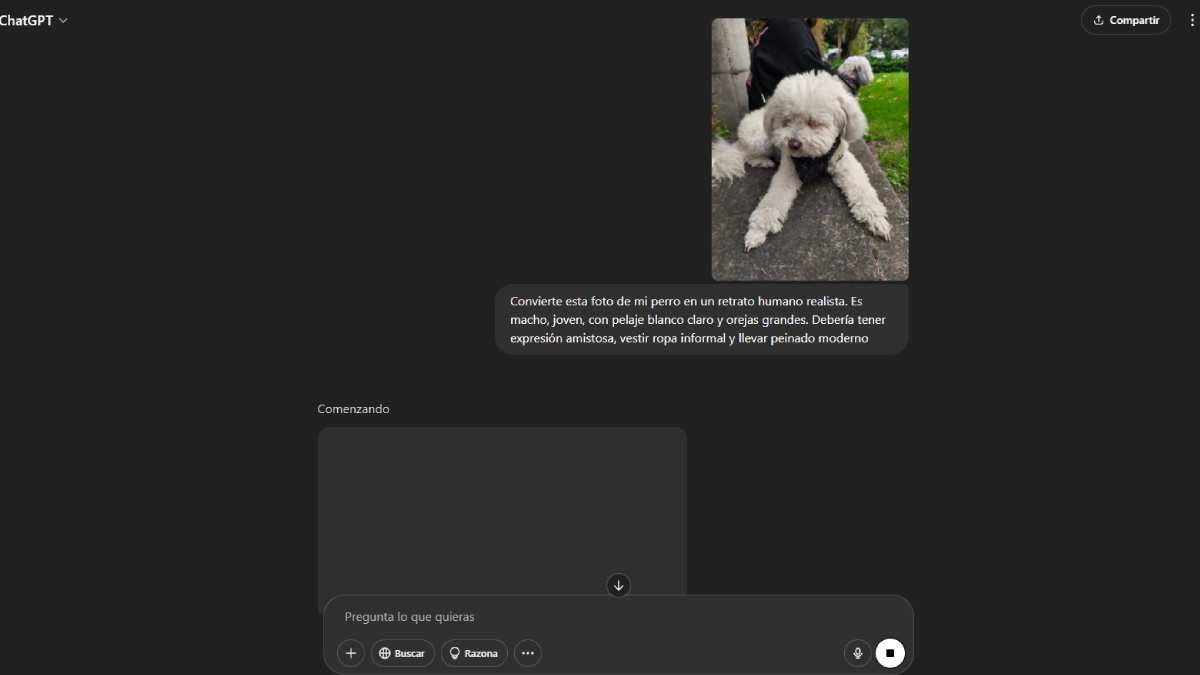 Así puede convertir a su mascota en humano usando la IA