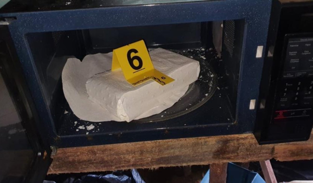 Incautación de cocaína