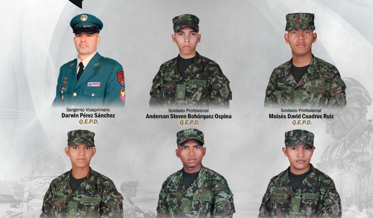 Militares asesinados