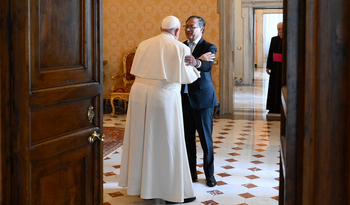 El papa Francisco y el presidente Petro