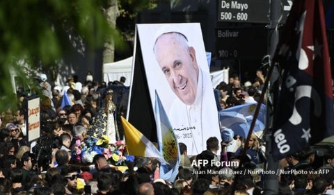 Despiden al papa Francisco en Argentina