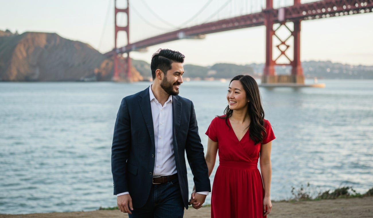 Pareja en San Francisco