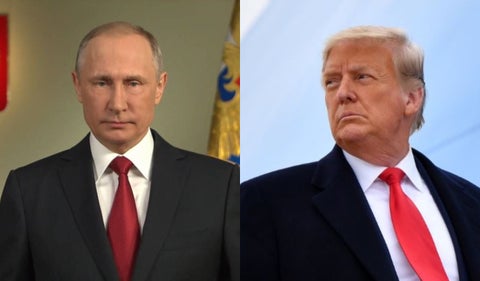 Vladimir Putin y Donald Trump