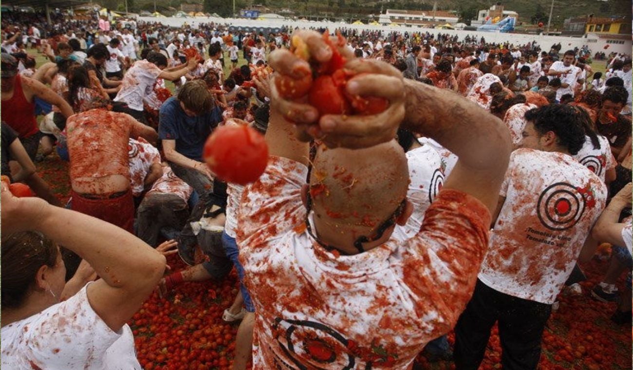 ¿Qué días se celebrará la Tomatina en Colombia en 2025?