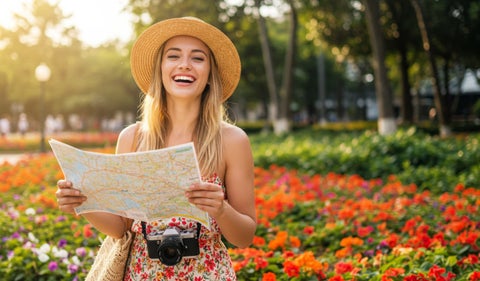 Turista en primavera