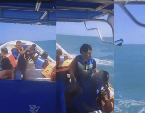 Rescatados 17 pasajeros de lancha que zozobró en el Parque Tayrona