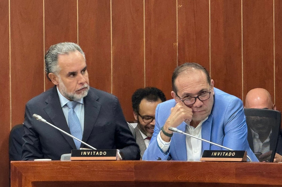 Armando Benedetti y Antonio Sanguino