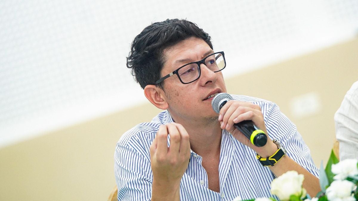 Ministro de Educación, Daniel Rojas.