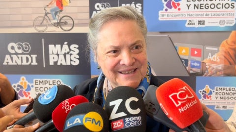 Senadora Clara López, en Barranquilla.