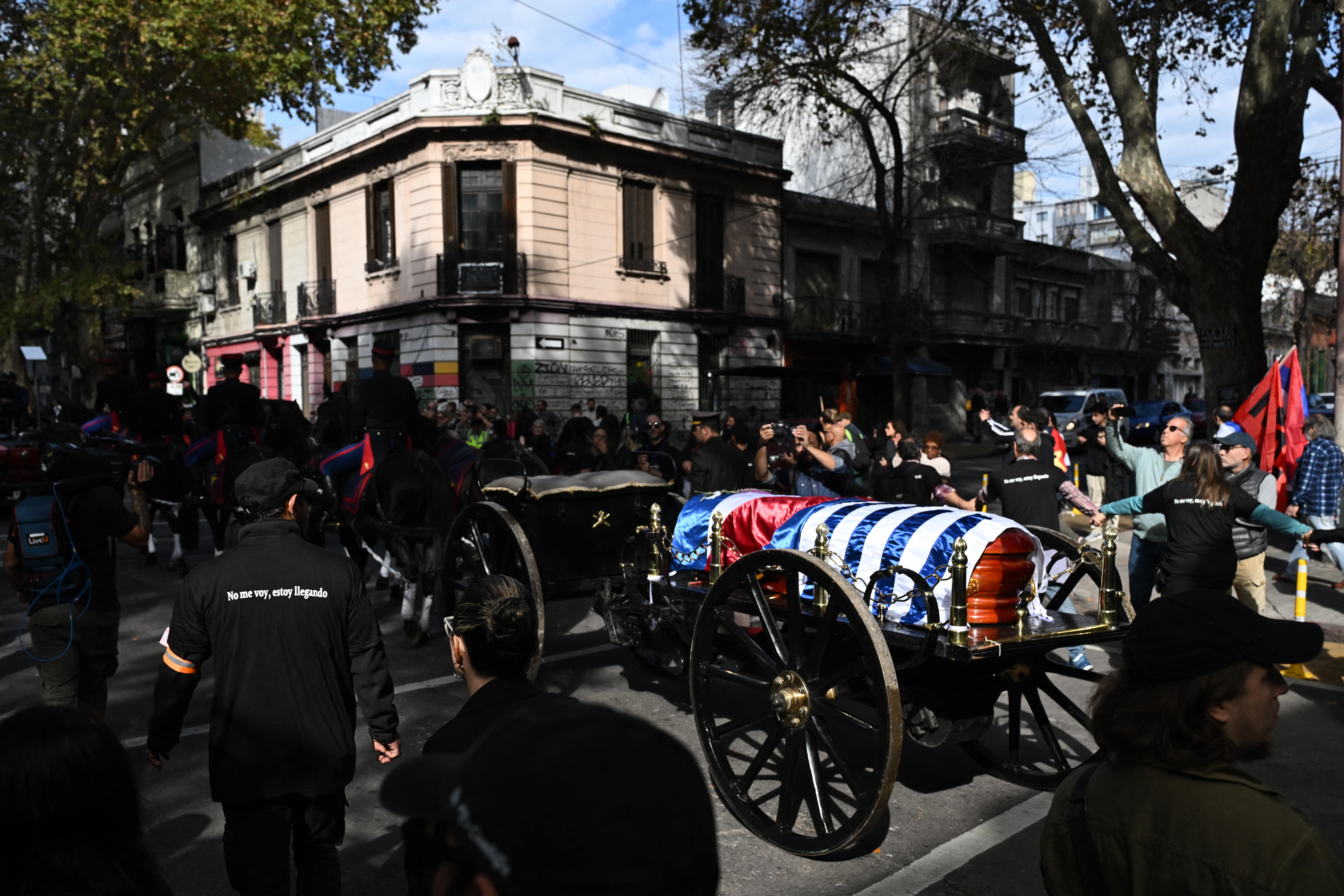 Cortejo fúnebre del expresidente José Pepe Mujica