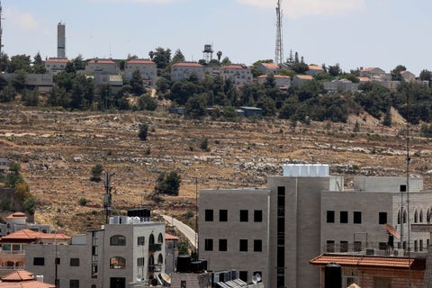 Cisjordania ocupada por colonos israelíes