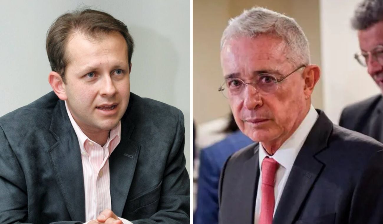 Andrés Felipe Arias y Álvaro Uribe