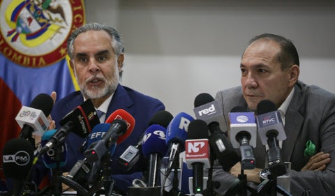 Armando Benedetti y Antonio Sanguino