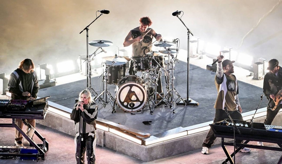 Así arrancó la Champions con Linkin Park: show previo al PSG vs Inter en 2025