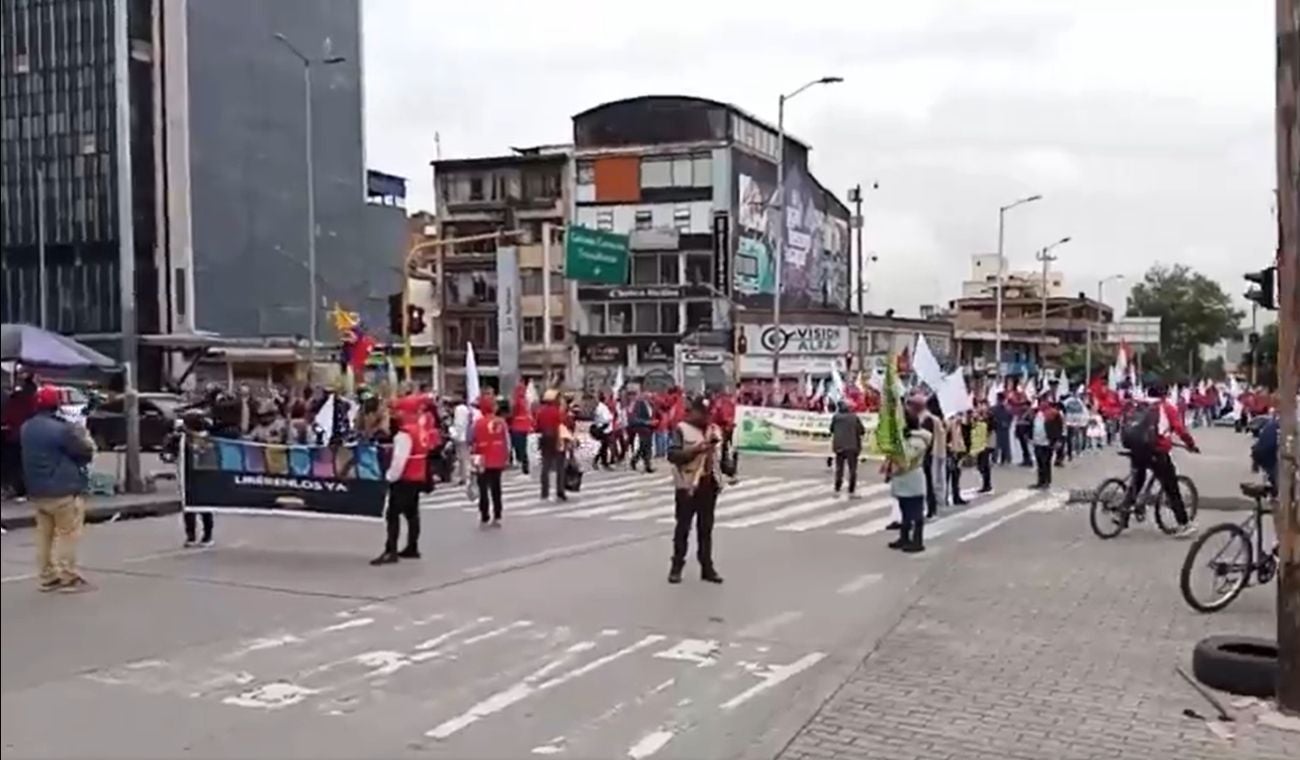 Bloqueos en Bogotá