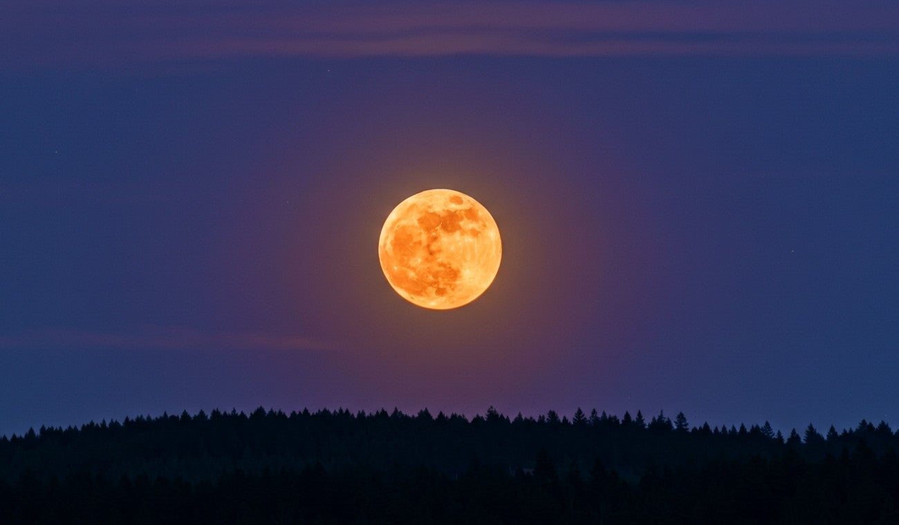 Luna llena de fresa