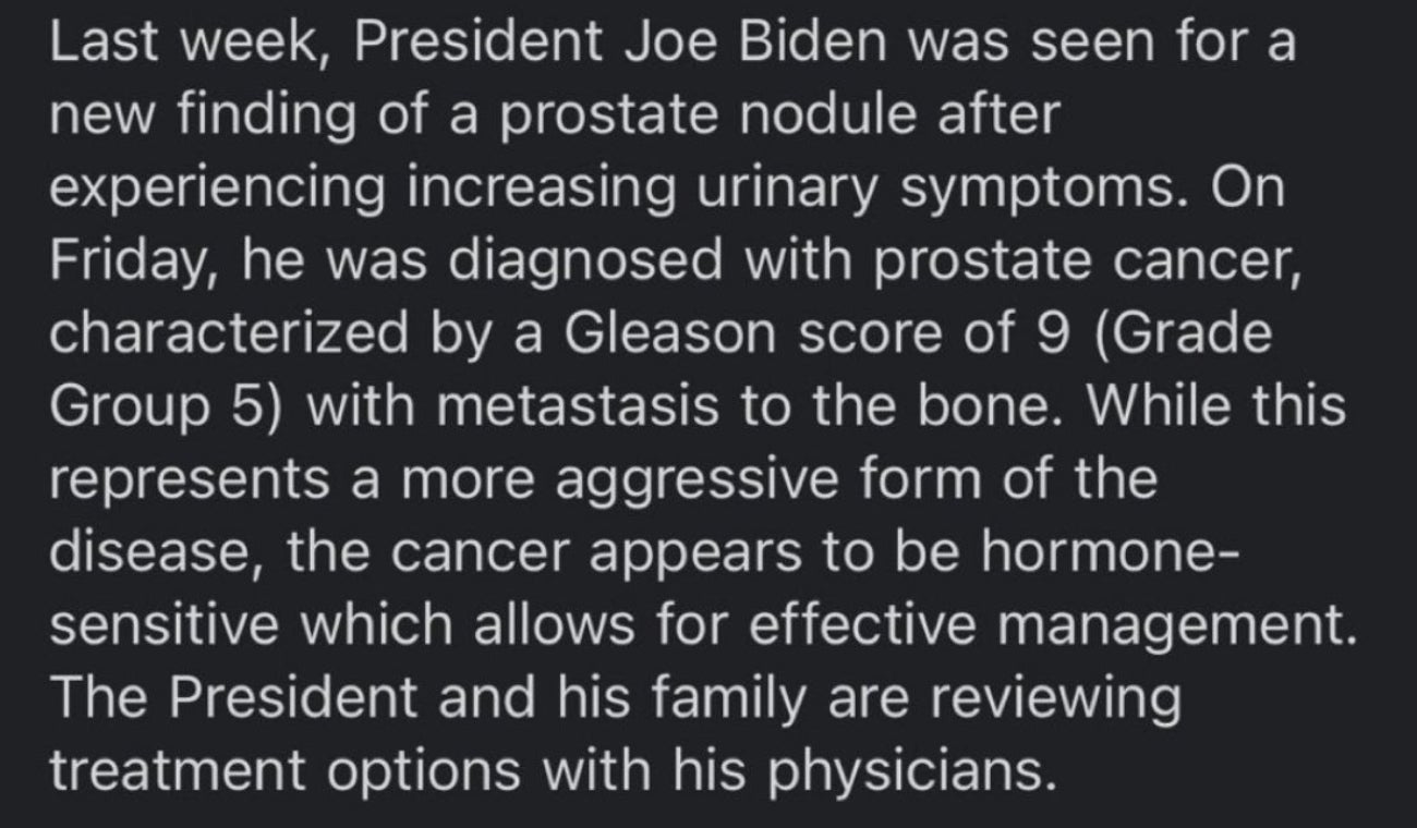 TRUMP y HARRIS reaccionan al diagnóstico de CÁNCER de BIDEN