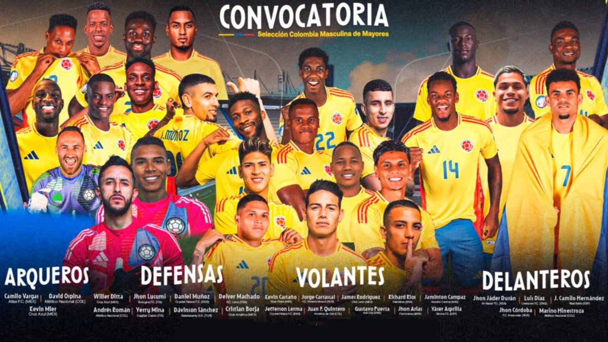 Convocatoria Selección Colombia