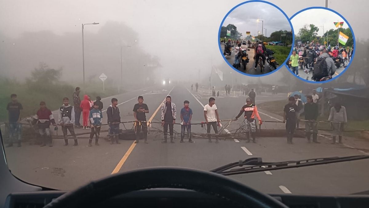 Vía Remolinos bloqueada en Risaralda