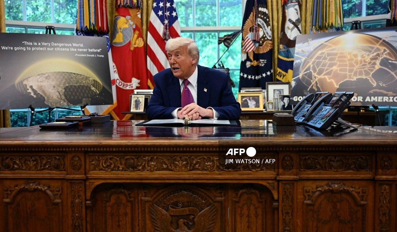 Donald Trump anuncia cúpula dorada