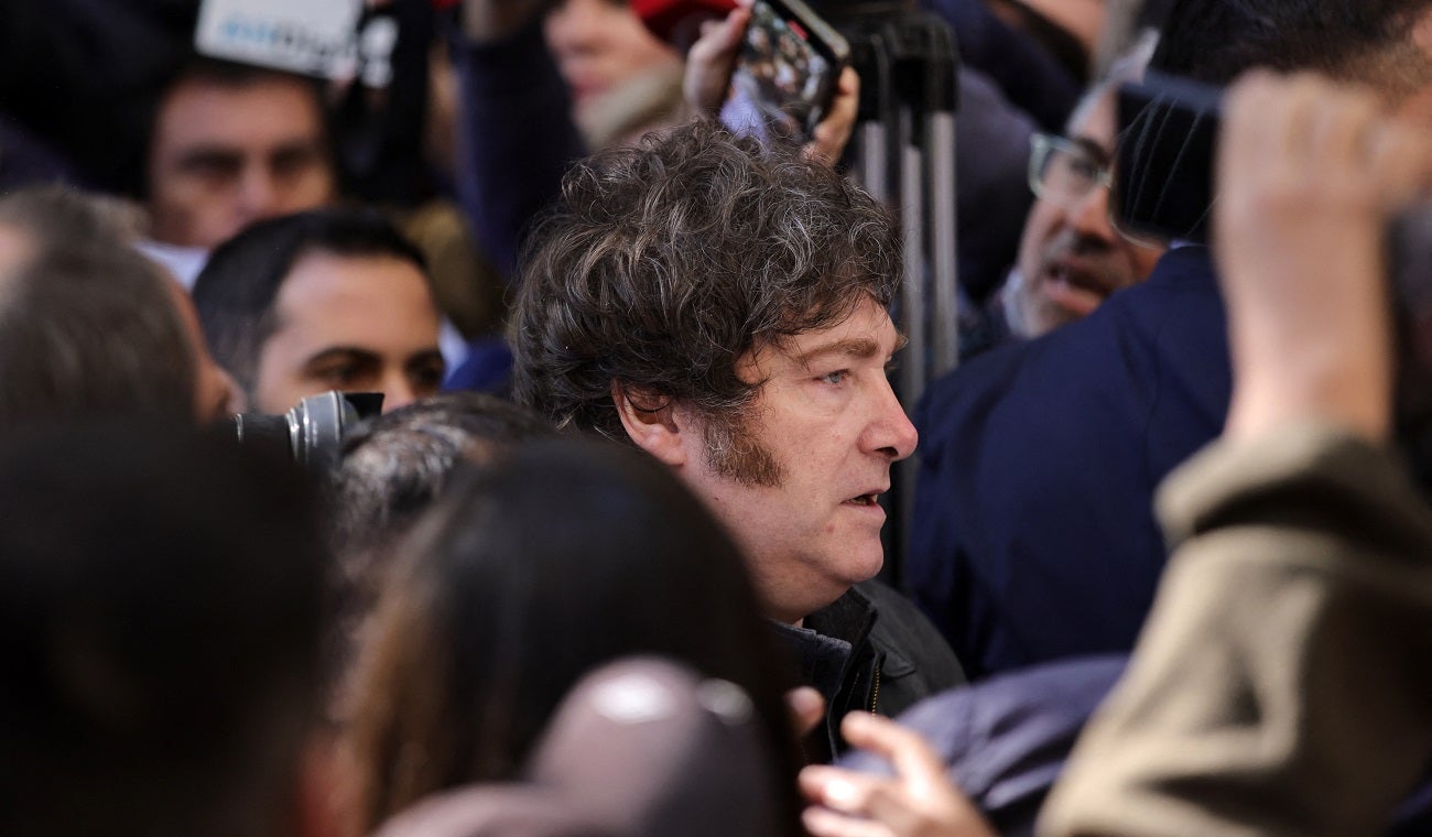 El presidente argentino Javier Milei