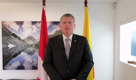 Eric Mayoraz, embajador de Suiza en Colombia