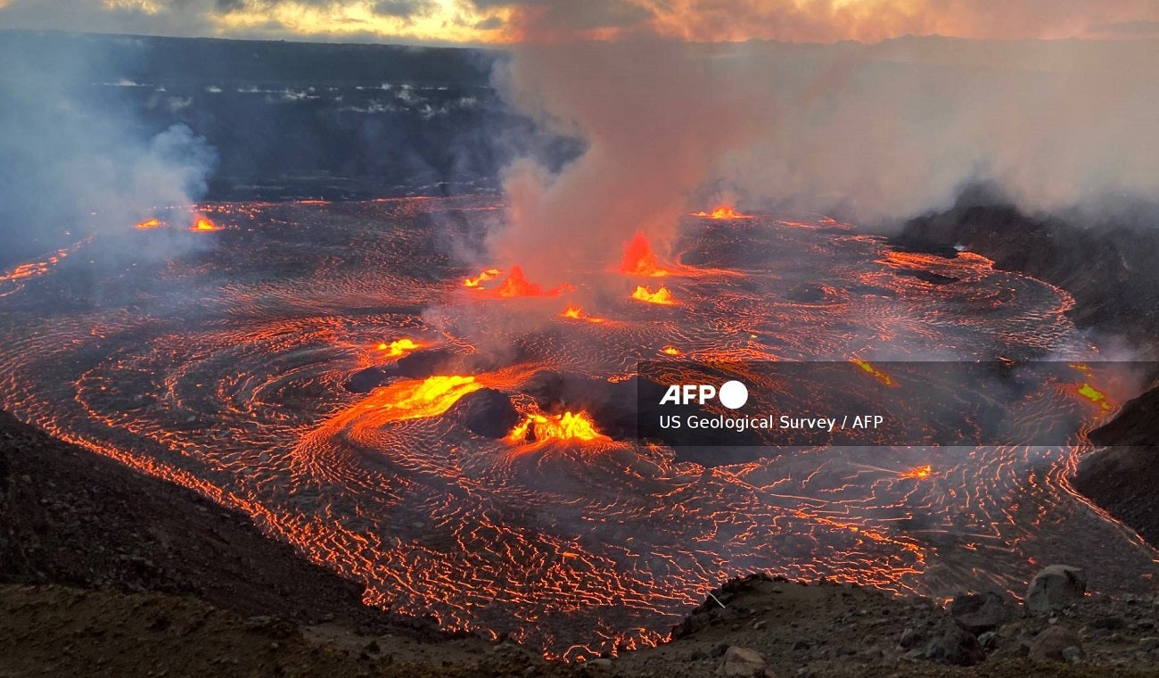 Erupción volcán Kilauea en Hawái