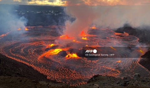 Erupción volcán Kilauea en Hawái
