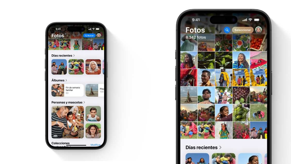 Fotos en iOS 18