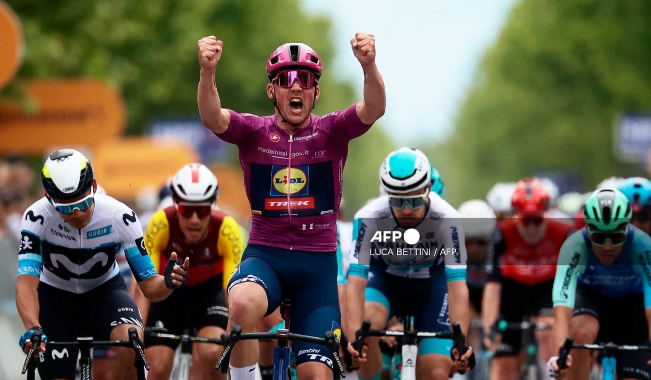 Giro de Italia 2025, etapa 3; Mads Pedersen