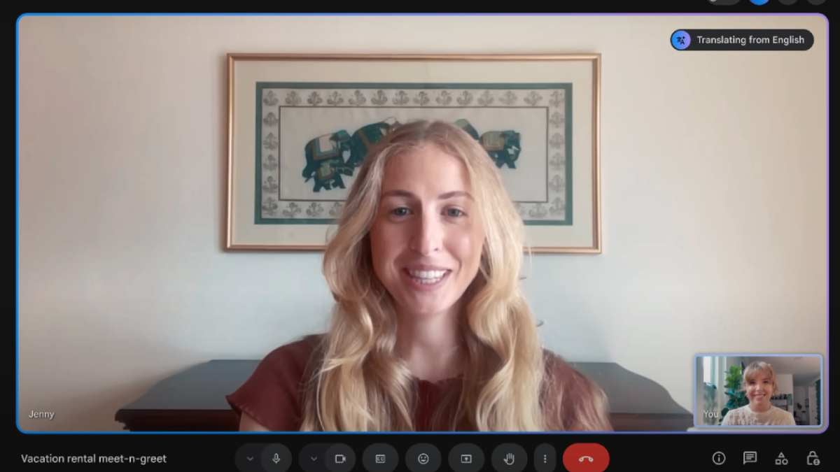 Videollamada en Google Meet