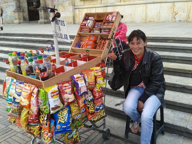 Vendedor ambulante Bogotá