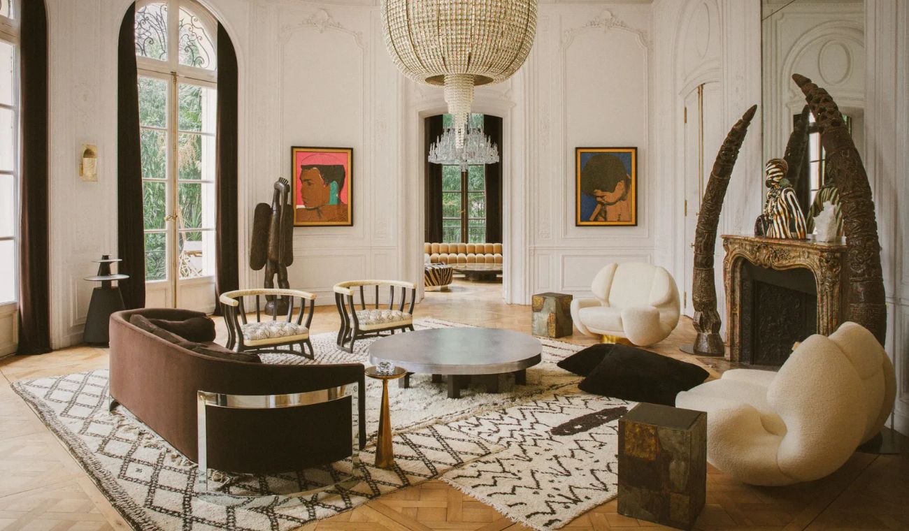 Interior de la mansión de Lenny Kravitz