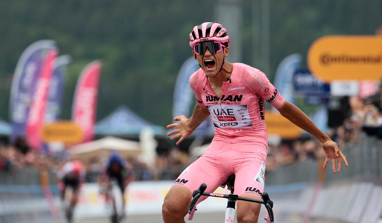 Isaac del Toro, líder del Giro de Italia