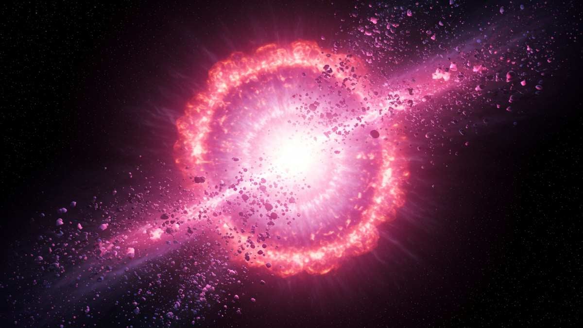 Explosión de un magnetar