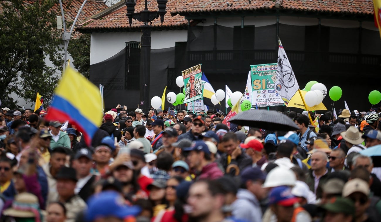Manifestaciones en apoyo a la Consulta Popular