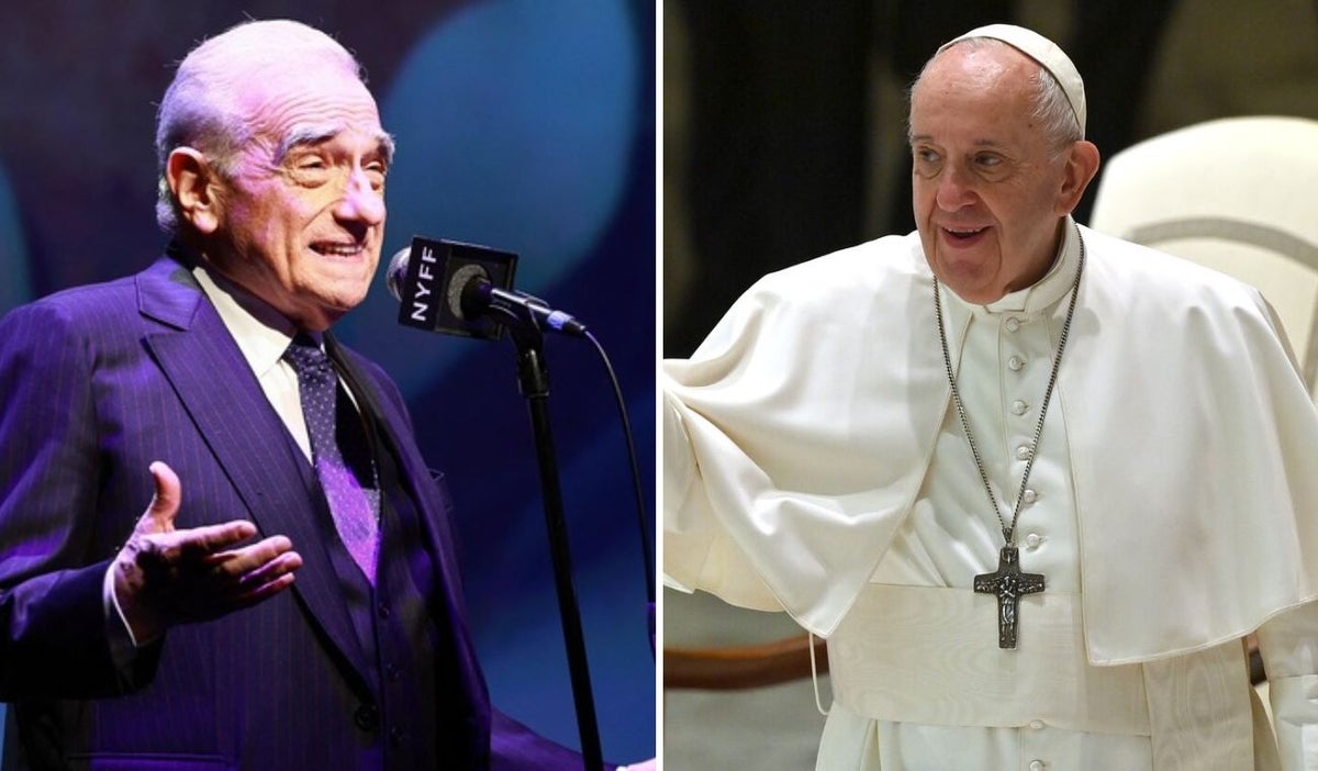 Martin Scorsese y el papa Francisco