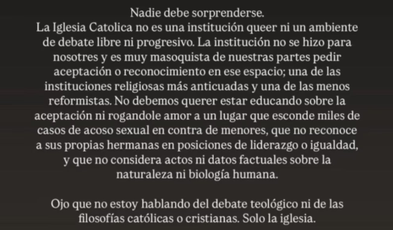 Mensaje de Lucy Vives