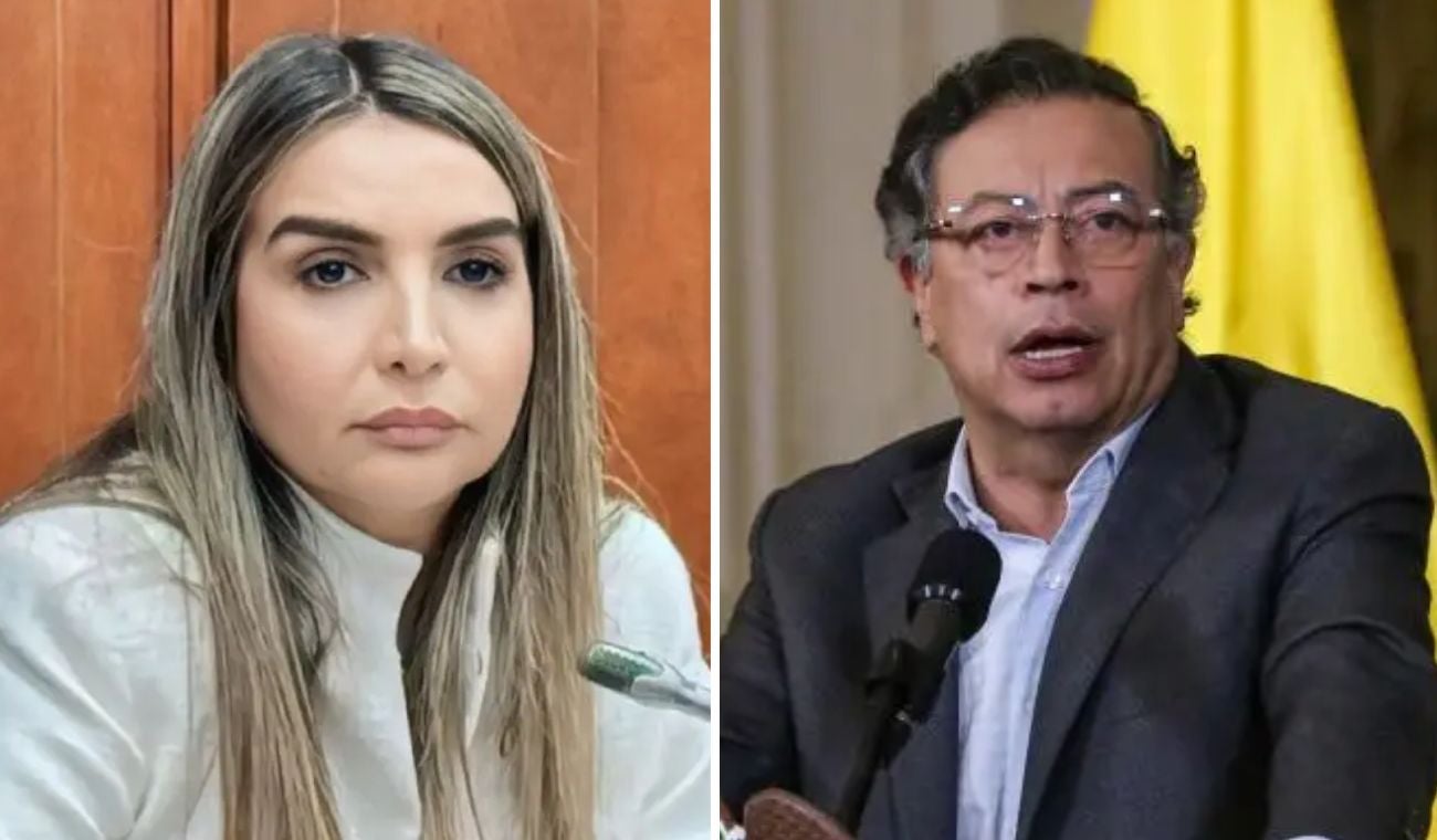 Nadia Biel y Gustavo Petro