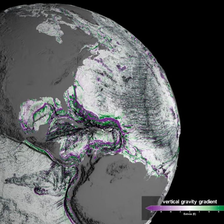 mapeo satelital de la nasa de la tierra