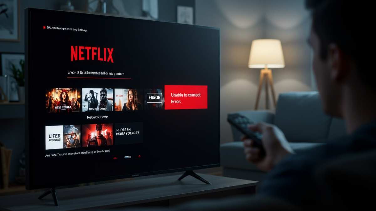 Netflix falla en el televisor