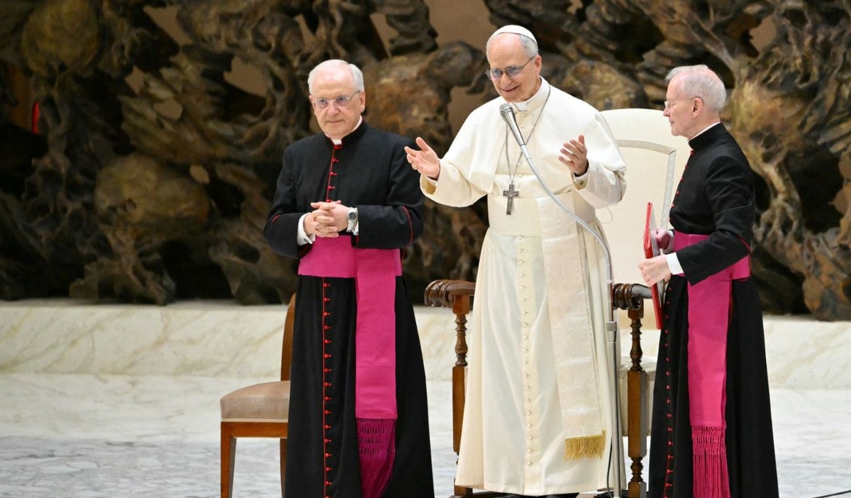 Papa León XIV en el Vaticano