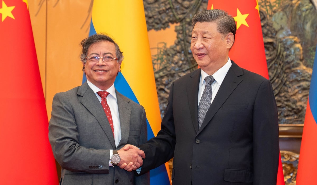Petro y Xi Jinping