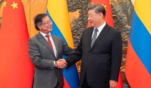 Petro y Xi Jinping
