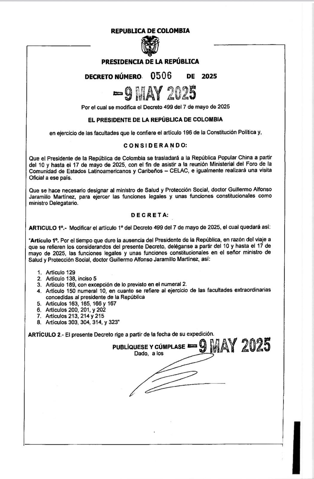 ¿Nueva consulta popular quedó mal radicada en el Congreso?