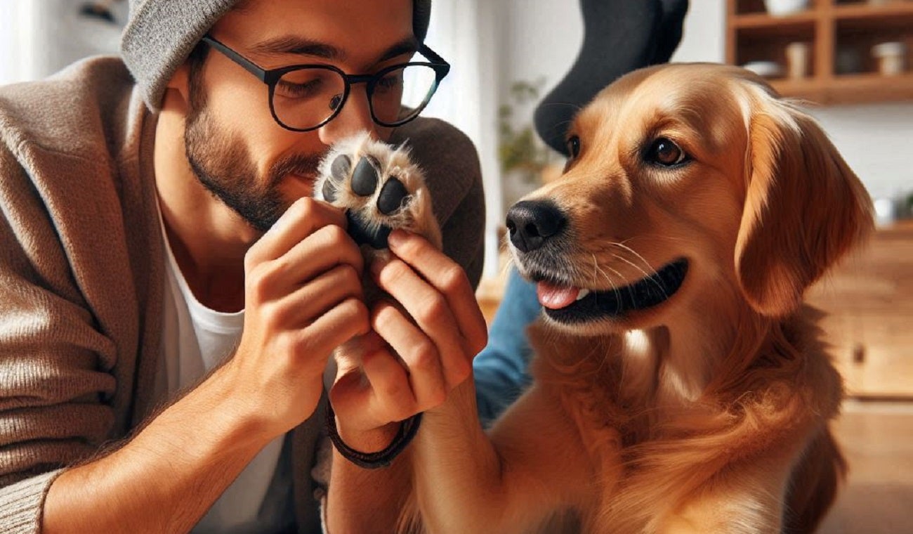 Por qué huelen las patas de los perros