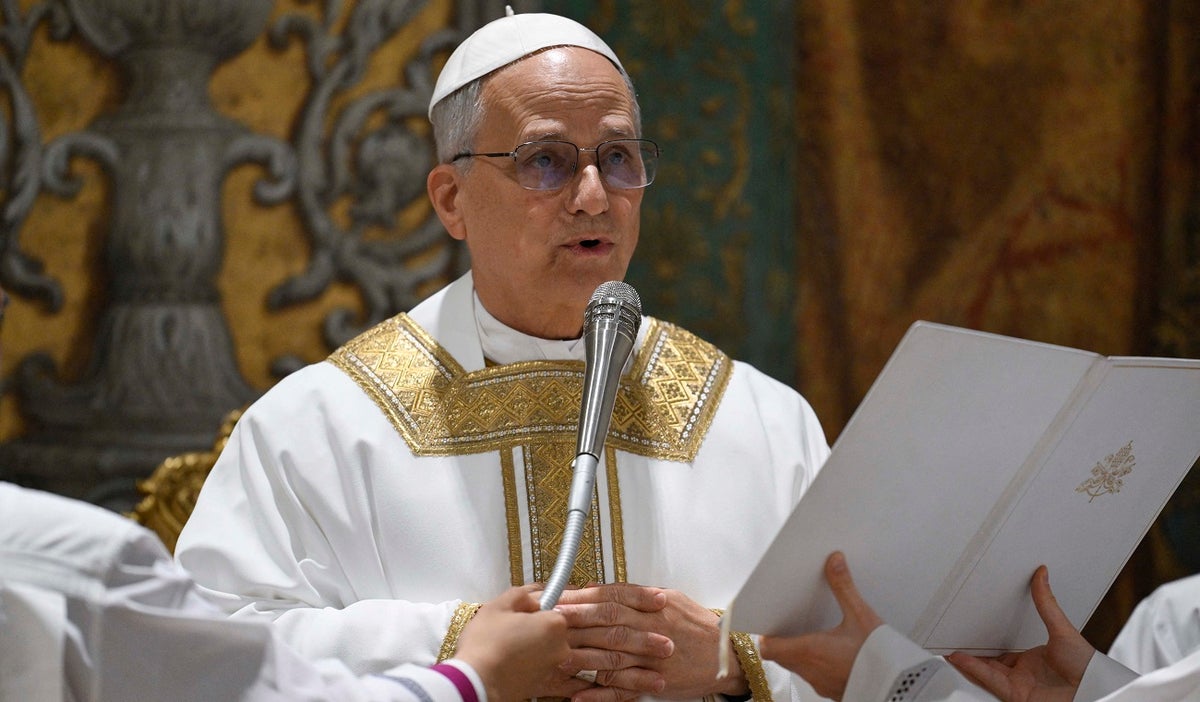 Primera misa de León XIV